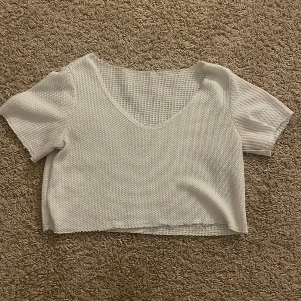shein waffle tee